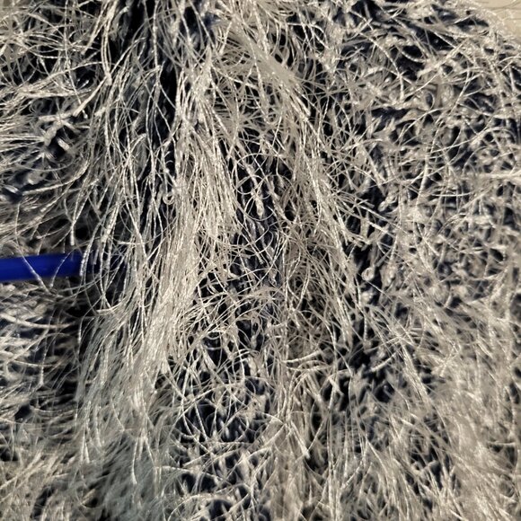 WOMANS SHEIN OPEN FRONT EYELASH PLUSH FUZZY SWEATER CARDIGAN SZ S - Picture 3 of 6